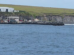 ท่าเรือ Calshot Harbour บนเกาะทริสตันดาคูนยา