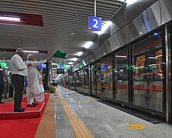 ทัศนียภาพของโครงสร้างรถไฟฟ้า