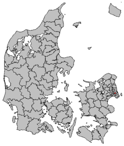 แผนที่แสดงตำแหน่งของเฟรเดอริกสเบิร์ก