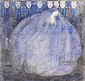 ภาพวาด The Mysterious Garden โดย Margaret Macdonald Mackintosh