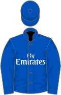 Royal blue racing silks