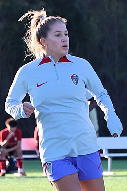 Ashley Sanchez with North Carolina Courage