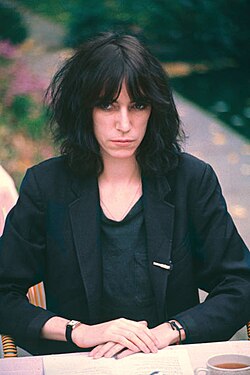 Patti Smith performing