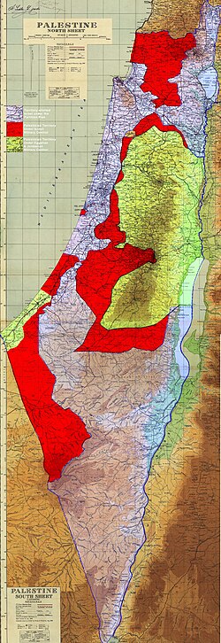 แผนที่การยึดครองปี 1948-1949