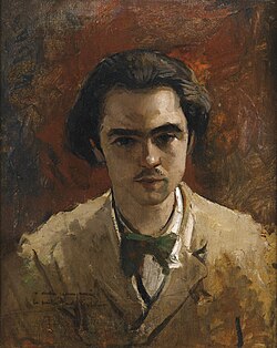 ภาพเหมือนของพอล แวร์แลน โดย Frédéric Bazille ปี 1867