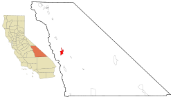 Location of Lone Pine in Inyo County