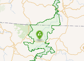 แผนที่รายละเอียดของพื้นที่อุทยาน
