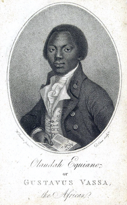 หน้าปกหนังสือ The Interesting Narrative of the Life of Olaudah Equiano