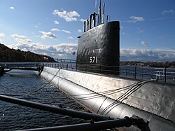 เรือดำน้ำ USS Nautilus จอดแสดงอยู่ที่พิพิธภัณฑ์
