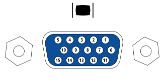ผังพินของ VGA