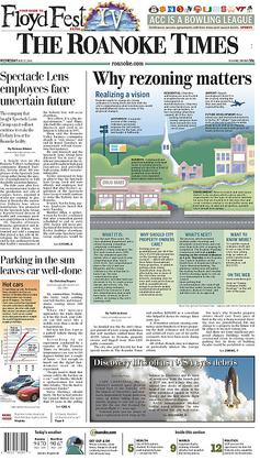 อาคารสำนักงานของหนังสือพิมพ์ The Roanoke Times