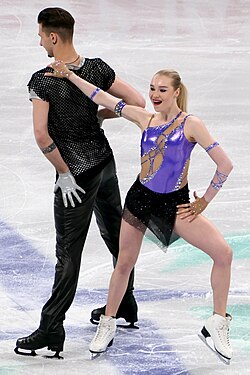 Mariia Ignateva และ Danijil Szemko ในการแข่งขัน World Championships 2024
