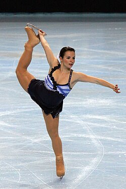 Anna Jurkiewicz ในการแข่งขันฟิกเกอร์สเกต