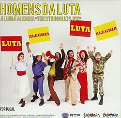 การแสดงของ Homens da Luta บนเวที Eurovision