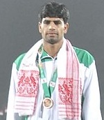 Arshad Nadeem in action