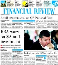 โลโก้ของหนังสือพิมพ์ Australian Financial Review