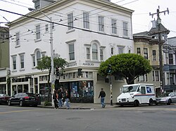 ป้ายถนน Haight และ Ashbury ในซานฟรานซิสโก
