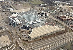 มุมมองทางอากาศของ Mall of America