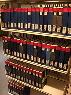 ภาพถ่ายเล่มหนังสือ Allgemeine Deutsche Biographie