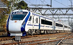 แผนผังโครงข่ายรถไฟความเร็วสูงในอินเดีย