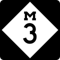 ป้ายเครื่องหมายทางหลวง M-3