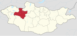 Coat of arms of Zavkhan Province