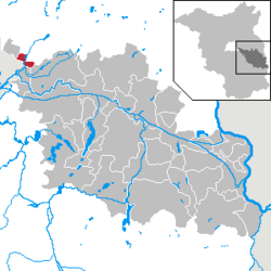 แผนที่แสดงตำแหน่งของโวลเทอร์สดอร์ฟ