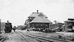 อาคารสถานีรถไฟเก่าที่ใช้เป็นพิพิธภัณฑ์