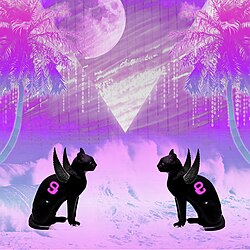Vaporwave visual style