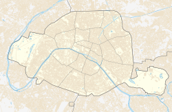 แผนที่ที่ตั้งมหาวิทยาลัยปารีส 1