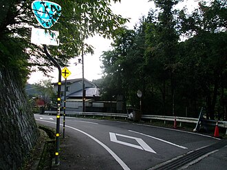 ทัศนียภาพของทางหลวงหมายเลข 477 ในบริเวณโอฮาระ