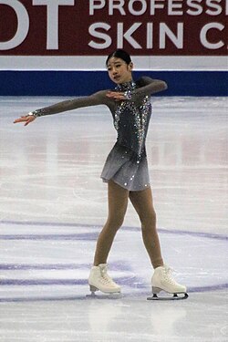 Lee Hae-in ในการแข่งขัน Junior Grand Prix Final 2019