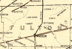 แผนที่รถไฟปี 1898