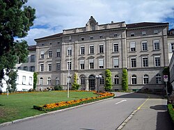 ทัศนียภาพของโรงพยาบาลจิตเวช Burghölzli ในซูริก