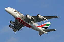 Airbus A380 ในงาน Dubai Airshow