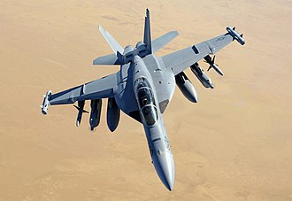 EA-18G Growler ในขณะบิน