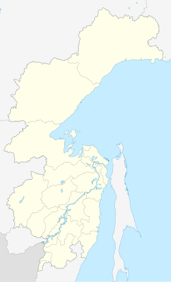 ตำแหน่งของ Nikolayevsk-on-Amur ใน Khabarovsk Krai