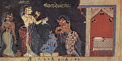 Krishna as a child