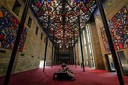 รายละเอียดสถาปัตยกรรมภายใน NGV