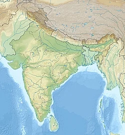 แผนที่แสดงตำแหน่งของเมืองโมกาในประเทศอินเดีย