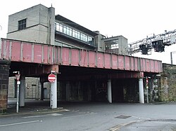 สะพานรถไฟยกระดับในเทรดสตัน