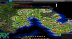 ภาพหน้าจอของ Play.Freeciv.org