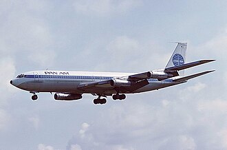 เครื่องบิน Boeing 707 ในสีของสายการบินในอดีต