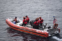 มุมมองด้านบนของเรือ USCGC Healy