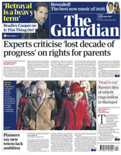 ตัวอย่างหน้าหนังสือพิมพ์ The Guardian ในรูปแบบต่างๆ